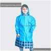 Regnrockar barn regnrock barn söt capa de chuva infantil vattentät barn regnrock er poncho regnkläder med en skolväska 210320 d dh6r2