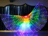 Party Decoration LED Butterfly Wings Women Belly Dance Isis Accessories Costume Adult Egyptian With Sticks Supplies6444138