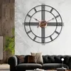 Horloges murales rétro simples de salon Vintage pour les chiffres romains créatifs Decorati dropship