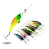 Hengjia Nouvelle couleurs vives laser Minnow Fishing Lures crochet 105cm 78g 3D Eyes Lure dure Plastique6163844