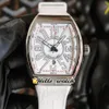 2021 Vanguard Yachting V 45 SC DT Automatyczne męskie zegarek stalowa obudowa 3D Cyfrowa marka White Dial skórzany pasek HWFM Hello Watch255G