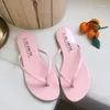 Slippers Flat Shoes Female Rubber Flip Flops Beige Heeled Sandals Womens Outdoor Pantofle Slides Fashion Hawaiian Black Summer B