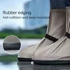 Bottes Couvre-chaussures de pluie imperméable pour hommes et femmes les jours de pluie imperméable antidérapant épaissi résistant à l'usure 231213