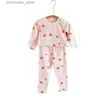 Pyjama Baby Pyjama Set Nachtkleding Kinderen Lange Mouw Jongen Meisje Cartoon Katoenen Top en Broek Sets Kinderpyjama Adolescent Kleding