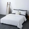 Set di biancheria da letto, lenzuola in cotone, set di lenzuola rinfrescanti con tasca profonda elasticizzata, federa da 4 pezzi di lusso