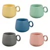 Tazze Tazza da caffè in ceramica con manico Tazze da tè per latte potabile Contenitore colorato opaco unico Regali per ragazze 5 Dropship opzionale