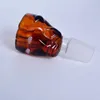 14mm Shisha Glasschale Male Joint Tabak Handschale Stück Rauchen Zubehör für Bong Wasserpfeife Bohrinsel