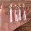 24pcs 37 70 27 mm 50 ml mini szkła żądające butelki maleńkie słoiki fiolki z korkiem ślubnym Prezent 221a