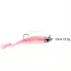 Baits Lures Soft Bait Fishing Artificial Sinking Swimbait Paddle Tail Jig Head Tackle Goods For Sea Bass Accessories 231214