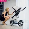 Barnvagnar# barnvagnar# bärbara barnvagn vikning högt landskap född vagn 2 i 1 spädbarnsresor pram247l q231215