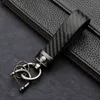 Car Key Auto Parts Premium Carbon Fiber Pattern Car Keychain Custom Keyring For Type R Jazz civic FIT GK5 City CRV XRV Honda fn2 ep3 L231214