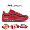 OG 97 Rinnande skor Män kvinnor 97s trippel svart vit guld sliver kula Jesus Satan Sean Red Leopard Wotherspoon Blueberry Bred Mens Trainers Sport Sneakers