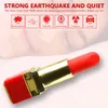 Vibrators Love Ture Mini Massager Vibration Adult Fimal Erotic Red Lipstick Vibrator Sex Toy For Women Egg 231214