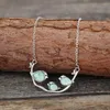 Anhänger Halsketten Boho Vintage Ethnische Kleine Vogel Spatz Halskette Einfache Zweig Metall Silber Farbe Ketten Schmuck Großhandel