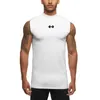 Canotte da uomo Camicia senza maniche a compressione Canottiera da palestra Canottiera da allenamento per uomo Bodybuilding Abbigliamento fitness aderente T-shirt sportive per muscoli