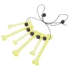 Pendant Necklaces 2pcs Halloween Simulation Bone Necklace Unique Creative Plastic Chain Choker Costume Decor