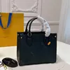 Hoge kwaliteit originele handtas Totes onthego tas Luxe 1 op 1 kwaliteit bloemen Designer Tote mama tas en damesontwerpers Schouderhandtassen voor onderweg