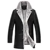 Męska futro sztuczna kurtka zimowa prawdziwa skóra dla mężczyzn 6xl Street Mens płaszcz Suszący aksamitne Rosy Trench Coats Streetwear 231213