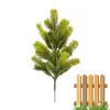 Fiori decorativi Rami di pino Scelte natalizie per decorare steli di vegetazione artificiale