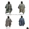 Raincoats Waterproof Military Impermeable Camo Raincoat Rain Coat Men Women Awning From The Motorcycle Poncho 210320 Drop Delivery H Dh5Qk