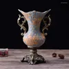 Vase Atmospheric High-Grade Rose Vase Vase Decoration Home Decor Southeast Asian Style Creative Retro Decorative Ornaments