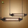 Retro Iron Flute Pendant Lamps American Style Restaurant Chandelier Lighting Lamp Industrial Wind Style Metal Punk With Bulb255b