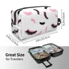 Cosmetic Bags Travel Eyelash Lashes Pattern Toiletry Bag Fashion Beautiful Eyes Makeup Organizer For Beauty Storage Dopp Kit Case