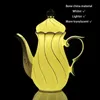 Tasses à café en porcelaine avec incrustation d'or, ensemble de thé en porcelaine européenne, Pot en céramique, crémier, sucrier, théière, tasse à café, 231214