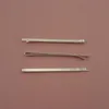 50PCS 3 0mm 7 0cm Silver finish plain flat metal bobby pins for women girls at nickle lead Metal hair barrettes pins sli272u