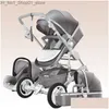 Passeggini # Passeggini Paesaggio alto Passeggino 3 in 1 Mamma Carrozzina da viaggio di lusso Carrozzina Cestino Seggiolino auto e Carrito Drop Consegna Bambini Maternità Dhlsy Q231215