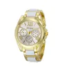 Armbanduhren Nr. 2 Luxus Damenuhren römische Ziffer vergoldetes Metall/Nylon Link Uhr Mode Ladeis Kleid Uhr Relogio