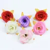 Decorazioni natalizie da 5 cm di rose di seta per il matrimonio per matrimoni fai -da -te scrapbooking flowers piante artificiali fiori di plastica finti panorami1278z