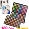 Тени для век Popfeel 180 252 Color Shimmer Glitter Palette Водостойкие косметические профессиональные матовые тени для век Крем для макияжа 231213