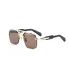 Occhiali da sole 2023 Top Sliverton Double Bridge Occhiali solari in lega semi-senza montatura Designer Fashion For Men Women Eyewear