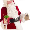 100 pezzi Chiave magica di Babbo Natale per regali di Natale per bambini Pendenti Decorazioni per alberi di Natale Ornamenti appesi Drop Home Decorazioni natalizie 2282c