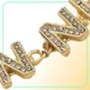 22SS Luxury Designer Pendant Halsband Rostfritt stål Klassiskt Simple Geometric Crystal Rhinestone Halsband Kvinnor Bröllopsmycken 2020707