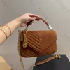 suede shoulder bag winter designer handbag underarm purse matte leather structured crossbody bags fashion metal letter magnetic hasp slim handbag brown black bags