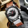 Наручные часы CURREN, лучший бренд, модные кожаные наручные часы, повседневные кварцевые мужские часы, шикарные часы со светящимися стрелками 231214