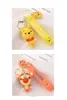 Valentine's Day New Lovers Cute Cartoon Doll Keychains Internet Red Pendant Silicone Keychains Wholesale