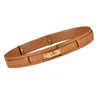 Belts Designer The first layer of cowhide vegetable tanned leather belt, plain and simple waist seal, women's external decoration, 4.0 wide telescopic belt 90BB