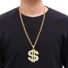 Pendant Necklaces Hip Hop Gold Color Big Acrylic Chunky Chain Necklace Men Punk Oversized Large Plastic Link Chain Men's Jewelry Friendship Gifts 231214