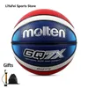 Ballen Gesmolten Maat 4 5 6 7 Basketbal Outdoor Indoor Training Wedstrijd Basketballen Dames Man Jeugd Standaard Ballen GQ Gratis Geschenken 231213