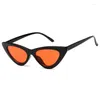 Okulary przeciwsłoneczne projektant dla kobiet mody damski kota oko oka okulary słoneczne UV 400 modna kobieta retro małe odcienie ramy 5K1D49