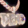 Nuski Design Two Two VVS D Moissanite 3D Iced Out 5A CZ Chain Get