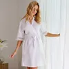 Women's Swimwear Women Summer Dress One Piece 2023 Solid Color Pajamas Loose Long Sleeve Short Home Cotton Female Clothing Winter