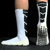 Sports Socks Men's Football Soccer Socks Anti Slip Non Slip Grip Pads for Football Basketball Sports Cycling Grip Socks 231213