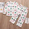 Family Matching Outfits Christmas Pajamas Set Mother Daughter Father Son Clothes Look Outfit Baby Romper Sleepwear 231213