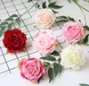 7 шт., большие головки роз, искусственные цветы для свадебной вечеринки, шелковый цветок, украшение стены, фон «сделай сам», цветочные принадлежности6532732