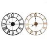 Horloges murales rétro simples de salon Vintage pour les chiffres romains créatifs Decorati dropship