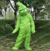 Costumi della mascotte del diavolo verde di Halloween Personaggio dei cartoni animati di alta qualità Personaggio del carnevale Taglia per adulti Vestito da festa di Natale Vestito per uomo Donna